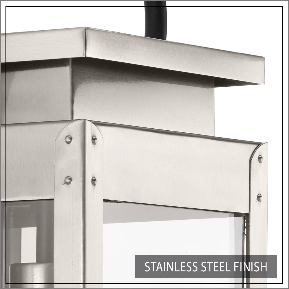 Stainless Steel Lighting Fixture Finish Urban Ambiance